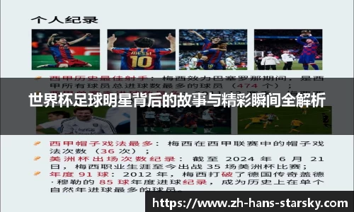 世界杯足球明星背后的故事与精彩瞬间全解析