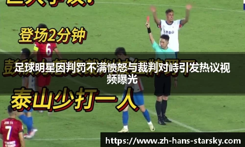 足球明星因判罚不满愤怒与裁判对峙引发热议视频曝光